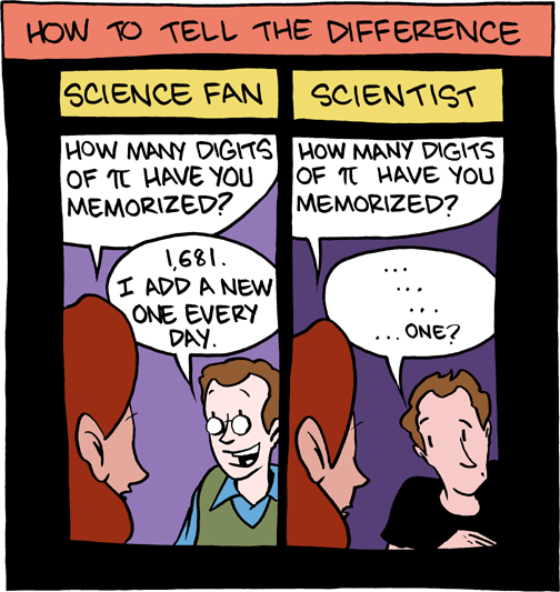  Science fan vs. scientist