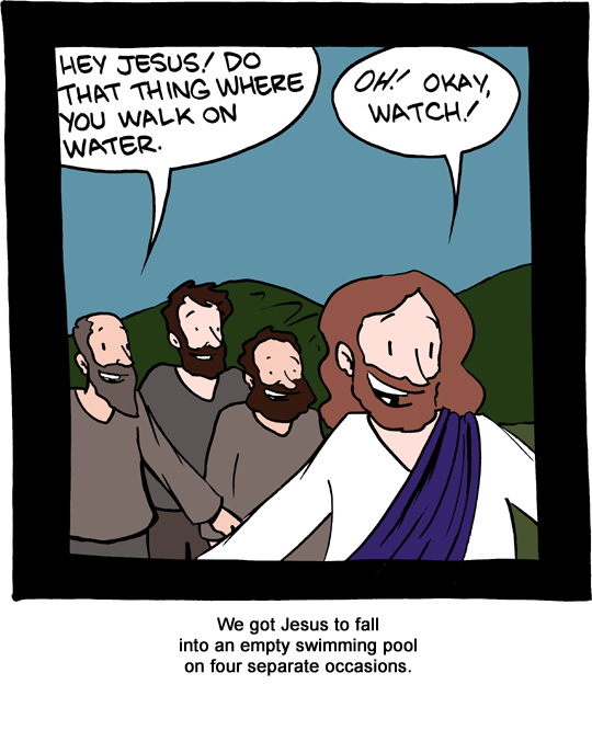 blasphemous joke about Jesus