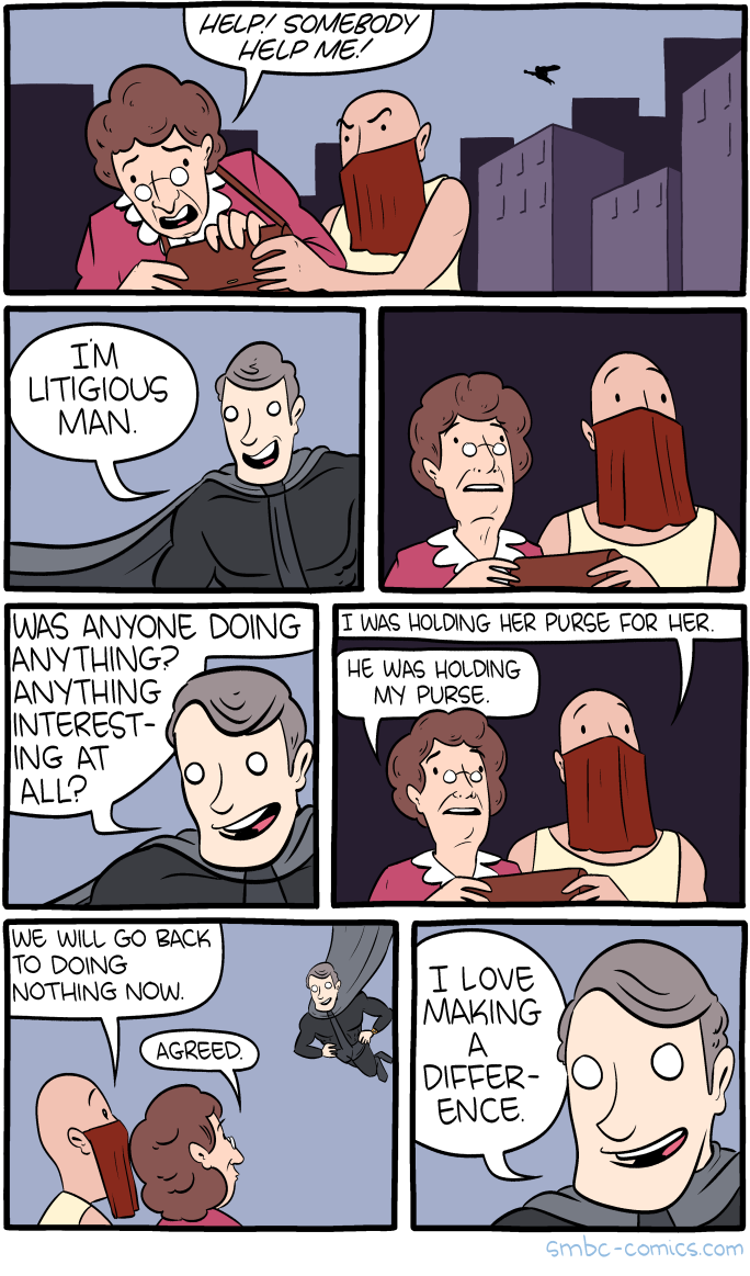 Saturday Morning Breakfast Cereal - Help