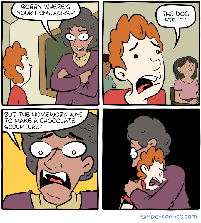 Saturday Morning Breakfast Cereal - Homework