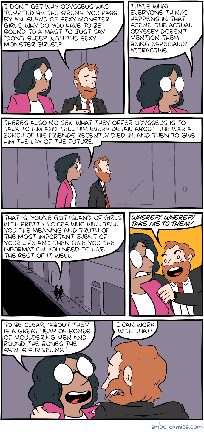 Saturday Morning Breakfast Cereal - Sirens