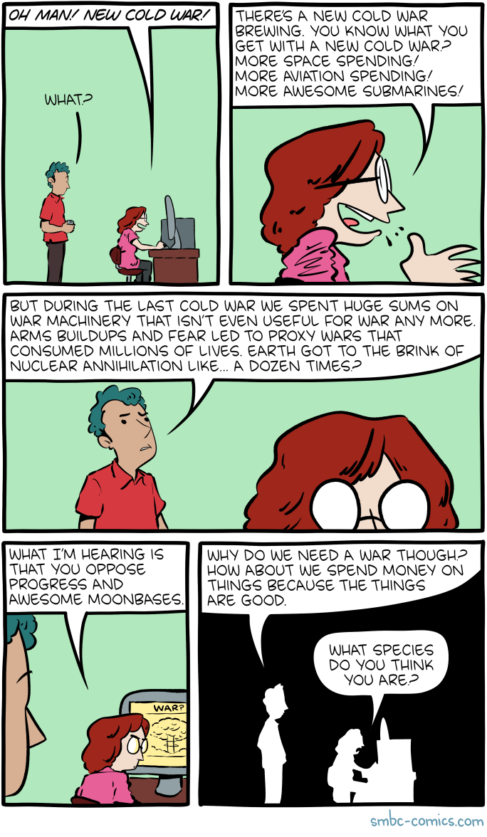 Saturday Morning Breakfast Cereal - Cold War