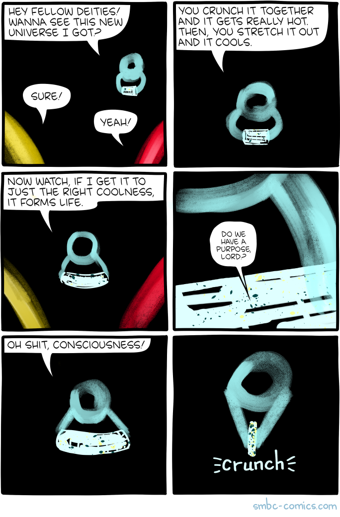 SMBC comic about consciousness